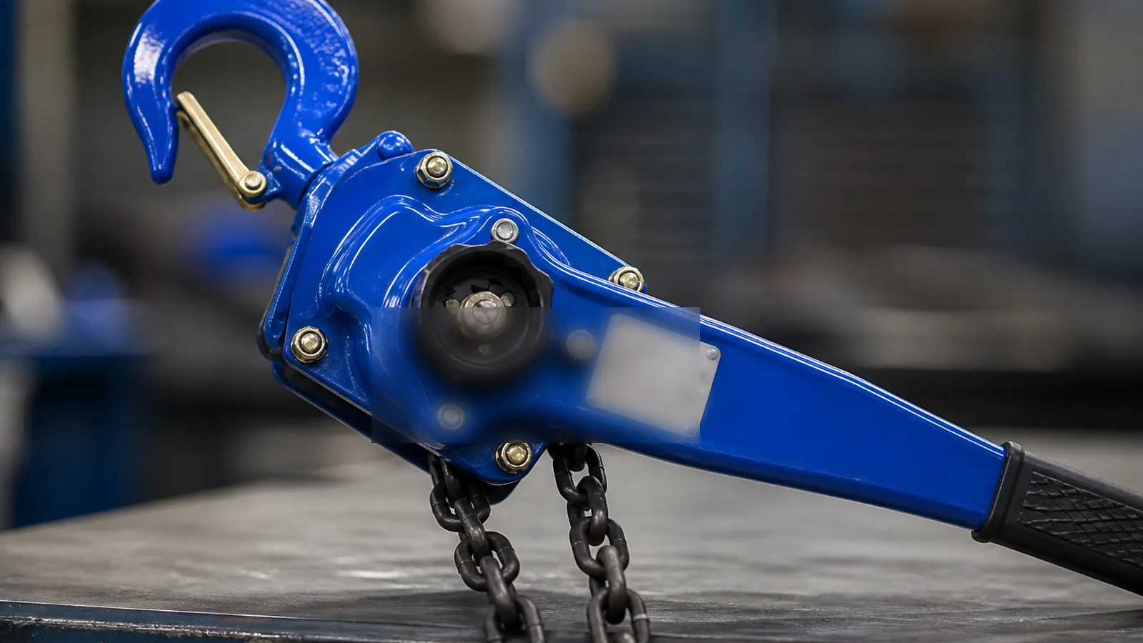 UK guide visual for lever hoist capacity rating explained UK